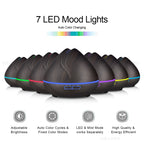 Wood Grain Humidifier with Essential Oil Diffuser