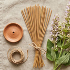 Clary Sage Incense Sticks for Hormone Balance & Mood. All Natural (10 count)