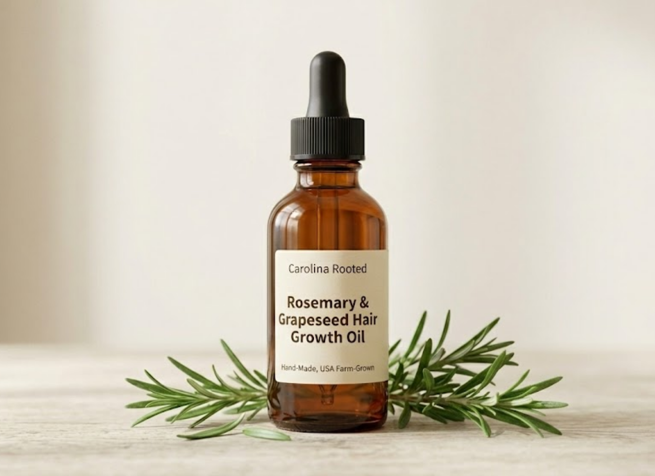 Rosemary Infused Hair Growth Oil for Scalp Treatment, Natural  Serum for Thinning Hair & Receding Hairline