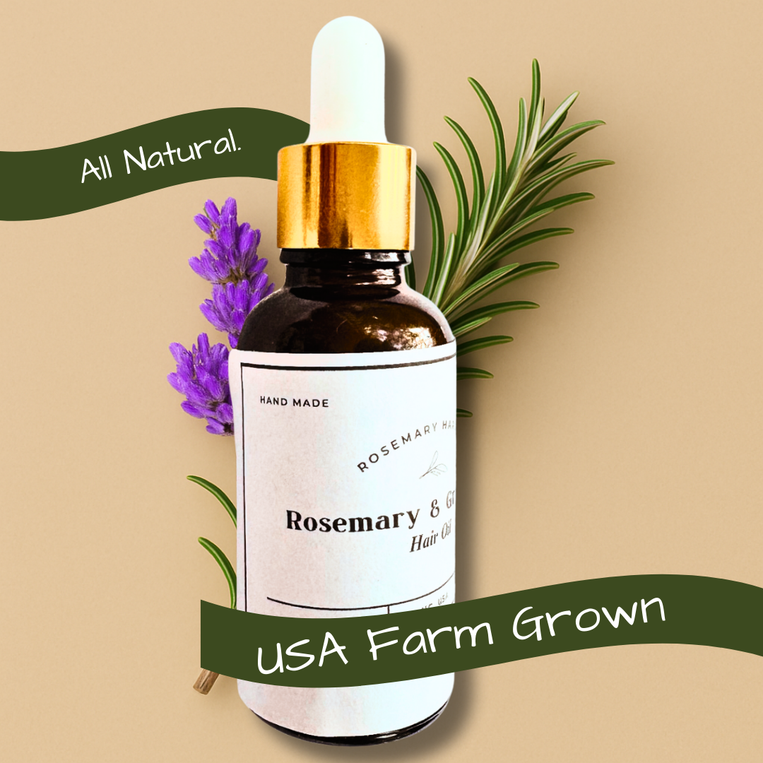 Rosemary & Lavender Infused Hair Growth Oil for Scalp Treatment, Natural  Serum for Thinning Hair & Receding Hairline (Copy) (Copy)