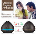 Wood Grain Humidifier with Essential Oil Diffuser