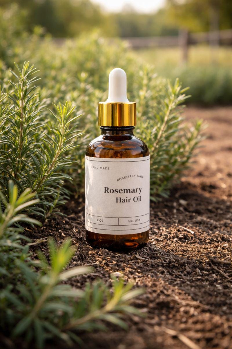 Rosemary Infused Olive Oil Hair Serum