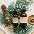 Red Cedarwood Fragrance Sample Bundle: Incense Sticks, Room Spray & Essential Oil