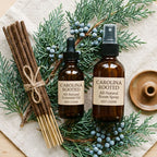 Red Cedarwood Fragrance Sample Bundle: Incense Sticks, Room Spray & Essential Oil