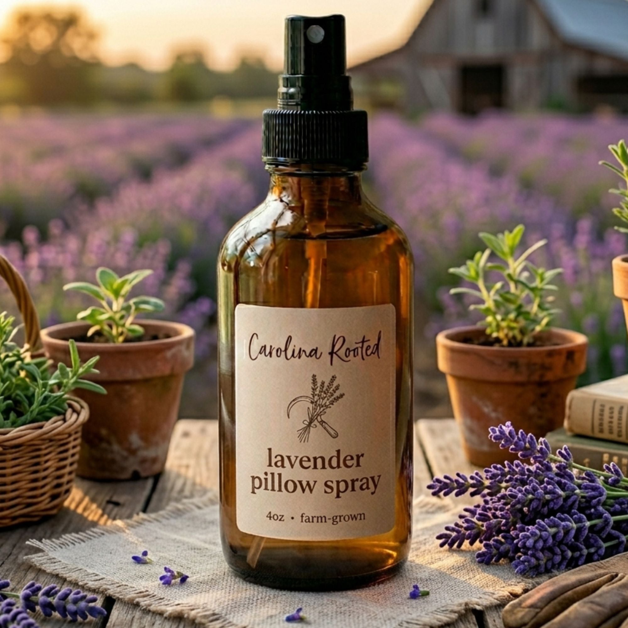 Lavender Pillow Spray for Calm Sleep & Relaxation: Natural Room Mist