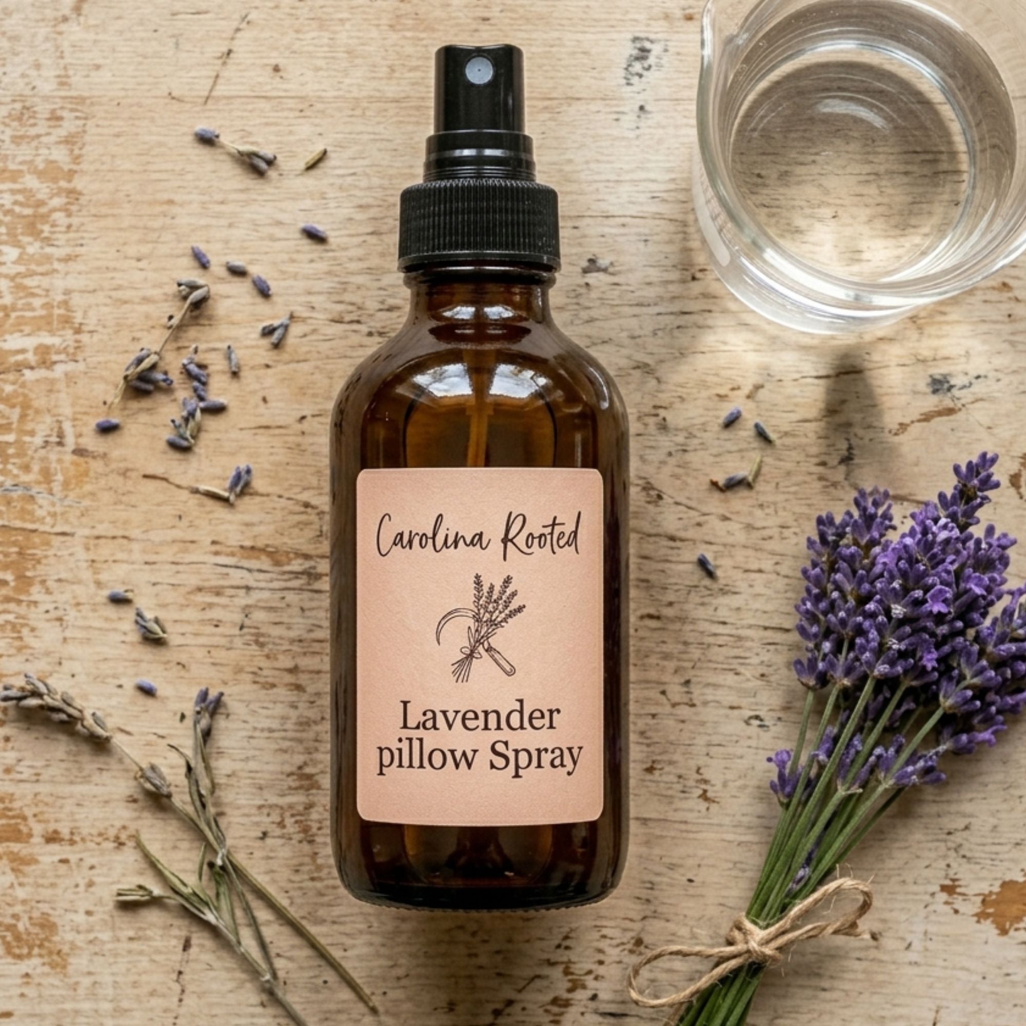 Lavender Pillow Spray for Calm Sleep & Relaxation: Natural Room Mist